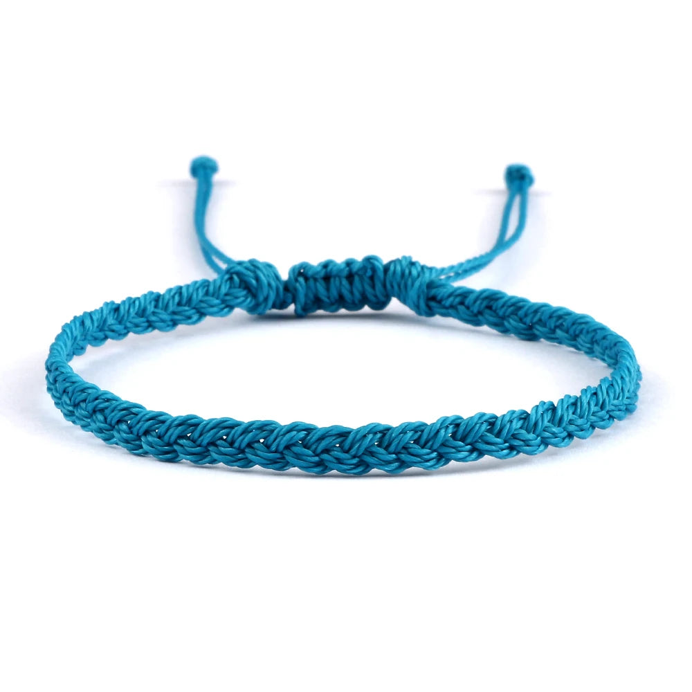 Adjustable Waterproof Wax String Bracelet – Handmade Tibetan Buddhist Friendship & Prayer Jewelry - Image 29