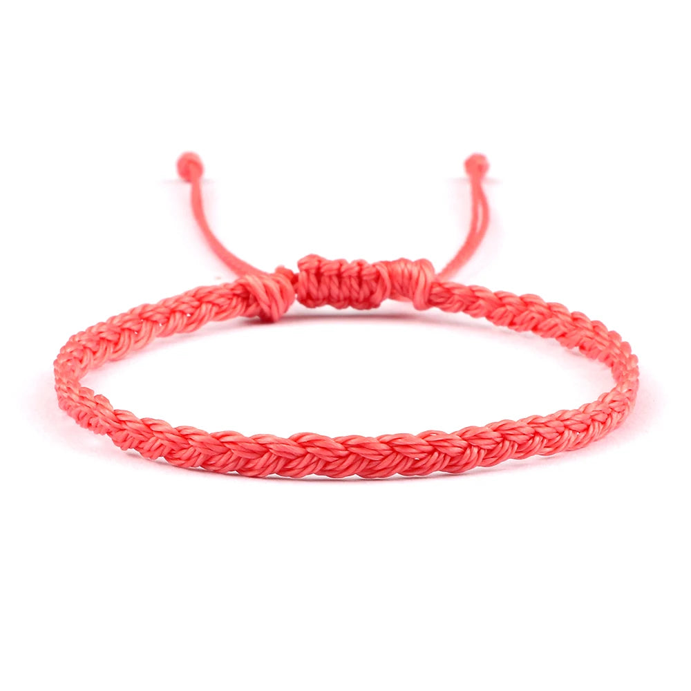 Adjustable Waterproof Wax String Bracelet – Handmade Tibetan Buddhist Friendship & Prayer Jewelry - Image 13
