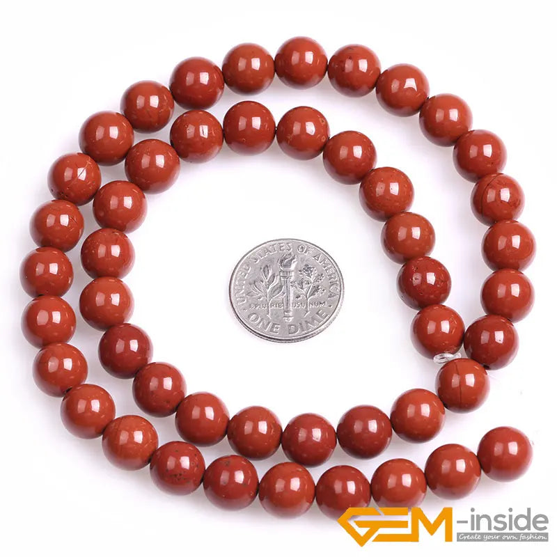 Natural 8mm Assorted Stone Round Beads – 15" Strand for DIY Jewelry Making - Image 16