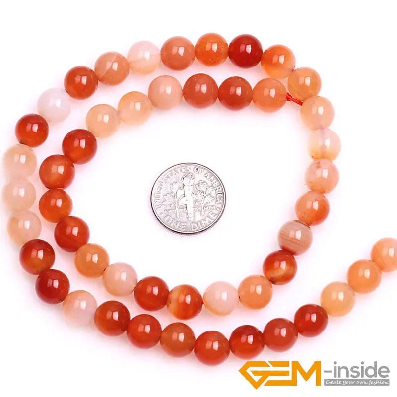 Natural 8mm Assorted Stone Round Beads – 15" Strand for DIY Jewelry Making - Image 45