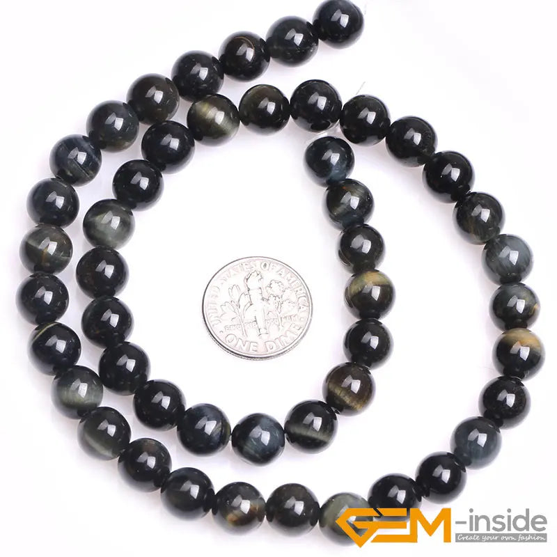 Natural 8mm Assorted Stone Round Beads – 15" Strand for DIY Jewelry Making - Image 18