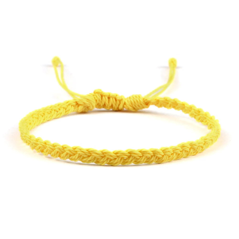 Adjustable Waterproof Wax String Bracelet – Handmade Tibetan Buddhist Friendship & Prayer Jewelry - Image 18