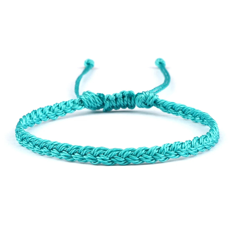 Adjustable Waterproof Wax String Bracelet – Handmade Tibetan Buddhist Friendship & Prayer Jewelry - Image 20
