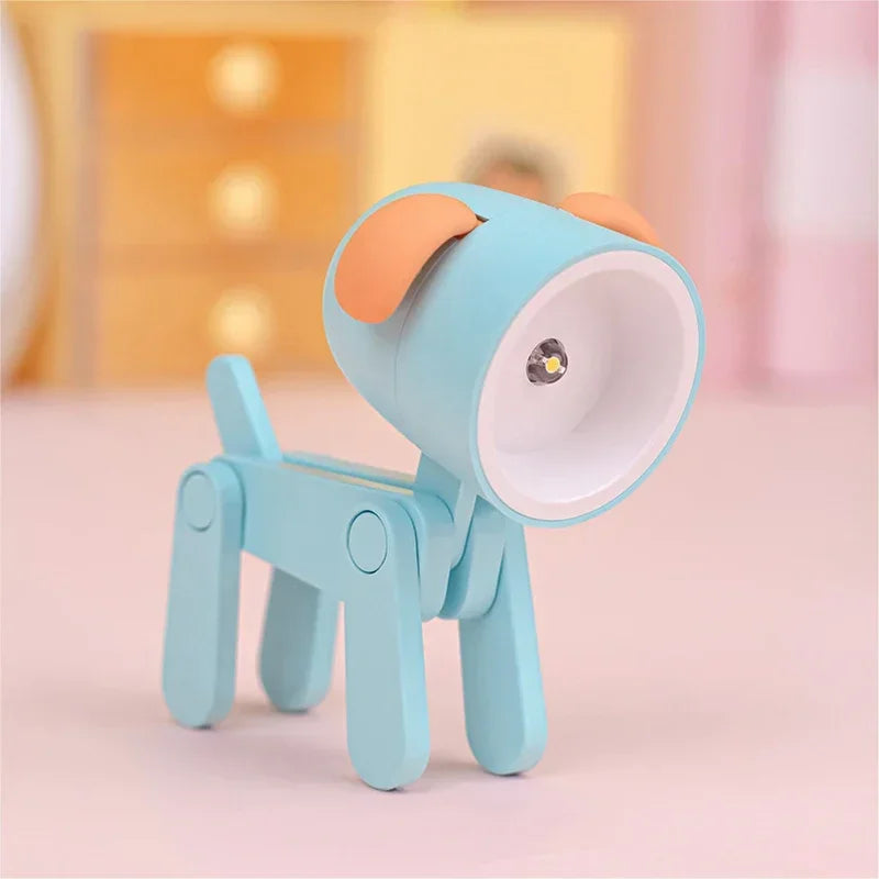 Mini LED Night Light – Foldable Dog & Deer Desk Lamp for Kids' Room & Holiday Decor - Image 9