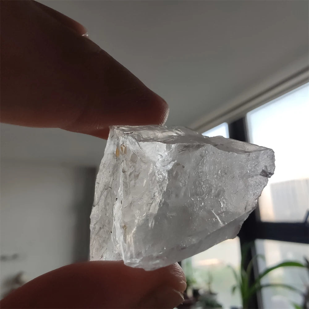 Natural White Crystal Quartz Stone – Healing Rough Mineral Specimen for Feng Shui & Home Decoration - Image 3