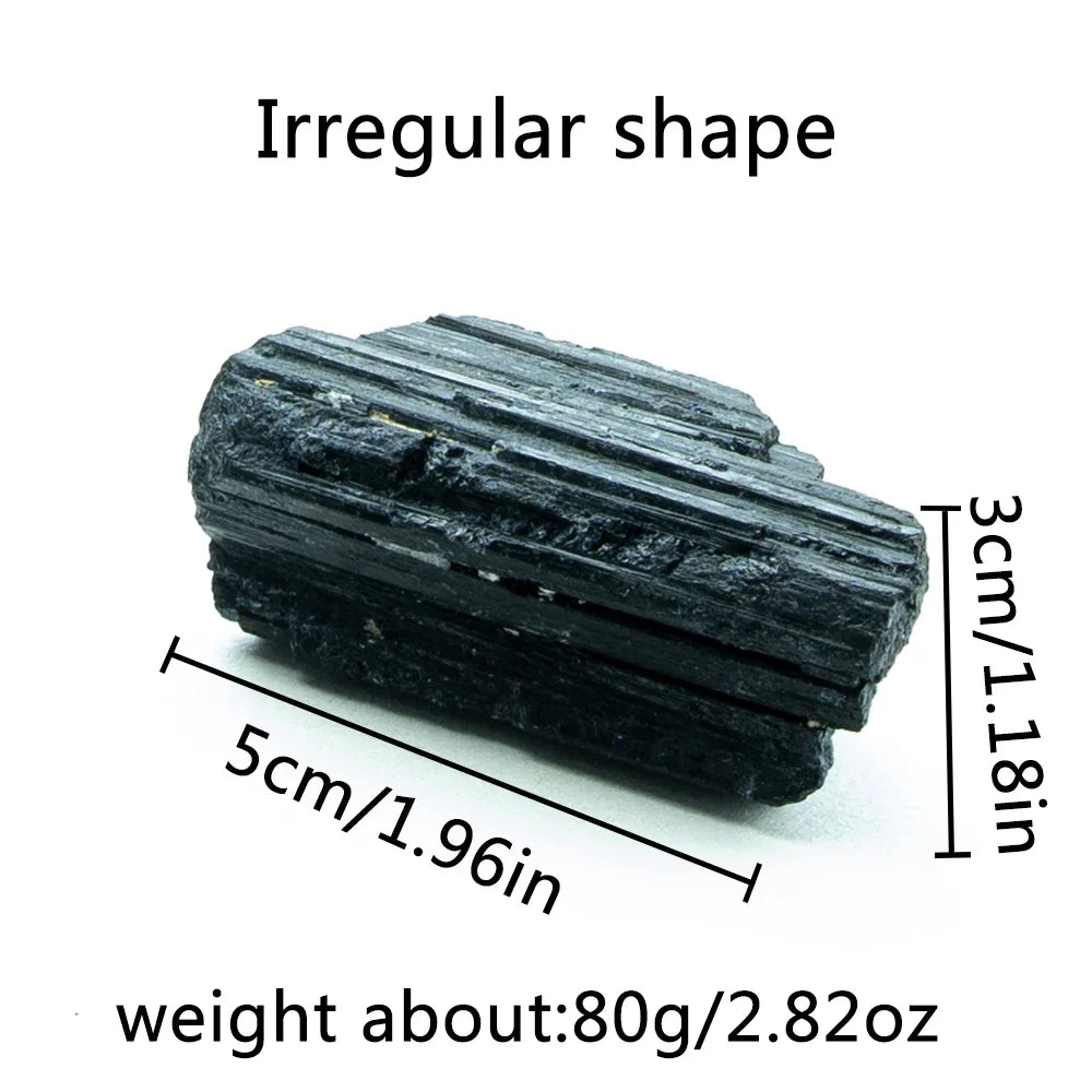 180g Natural Black Tourmaline Gravel – Raw Crystal Specimen for Healing & Collection - Image 8
