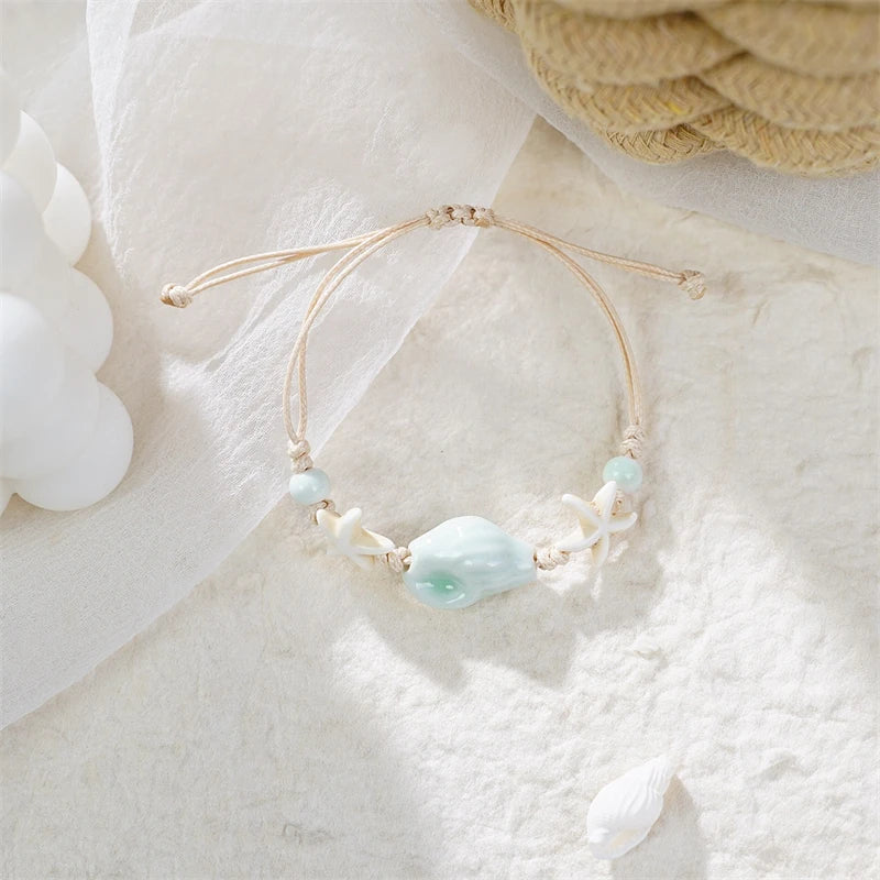 Bohemia Sea Turtle & Ocean Charm Bracelet – Adjustable Beach Jewelry for Women - Image 9