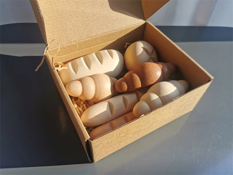 Kids Montessori Wooden Eggs & Kitchen Set - Image 8