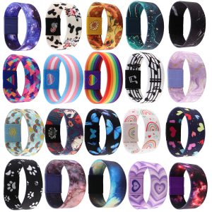 Dog Paw Bracelet – Stretch Rope Rainbow Armband for Women & Men