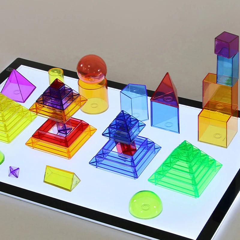 Montessori Light Table - Transparent LED Learning Toys - Image 5