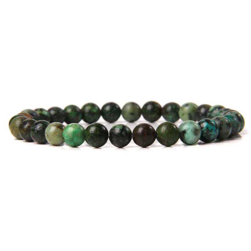 6MM Natural Stone Bead Stretch Bracelet – Energy Healing Agate Elastic Bangle for Men & Women - Image 12