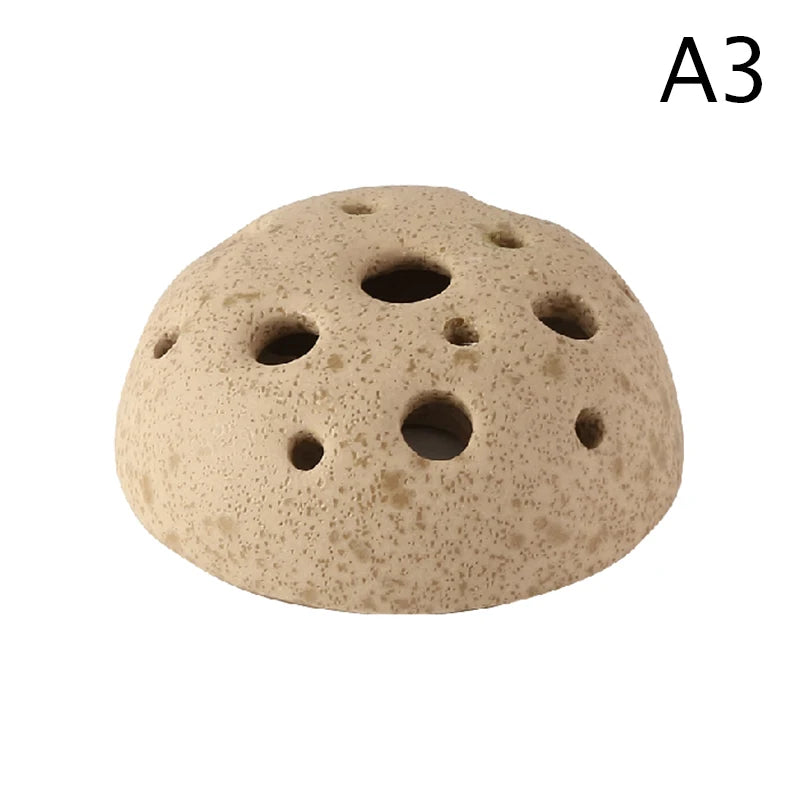 Creative Lotus Seedpod Ceramic Vase for Zen Tea Table - Image 10