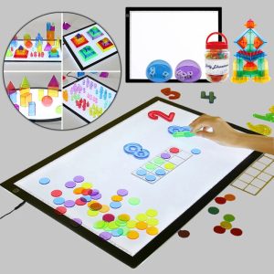 Montessori Light Table - Transparent LED Learning Toys