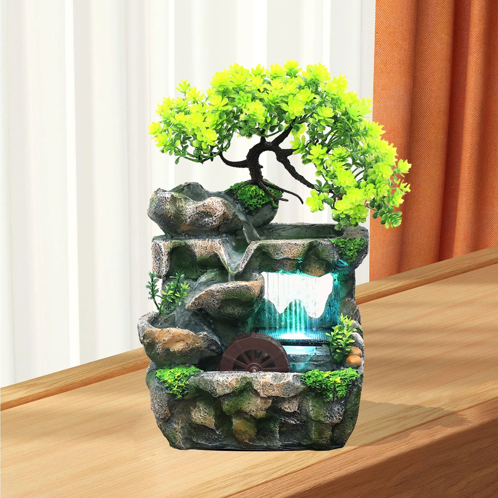 Desktop Small Rockery Simulation Tree Fountain - Image 3
