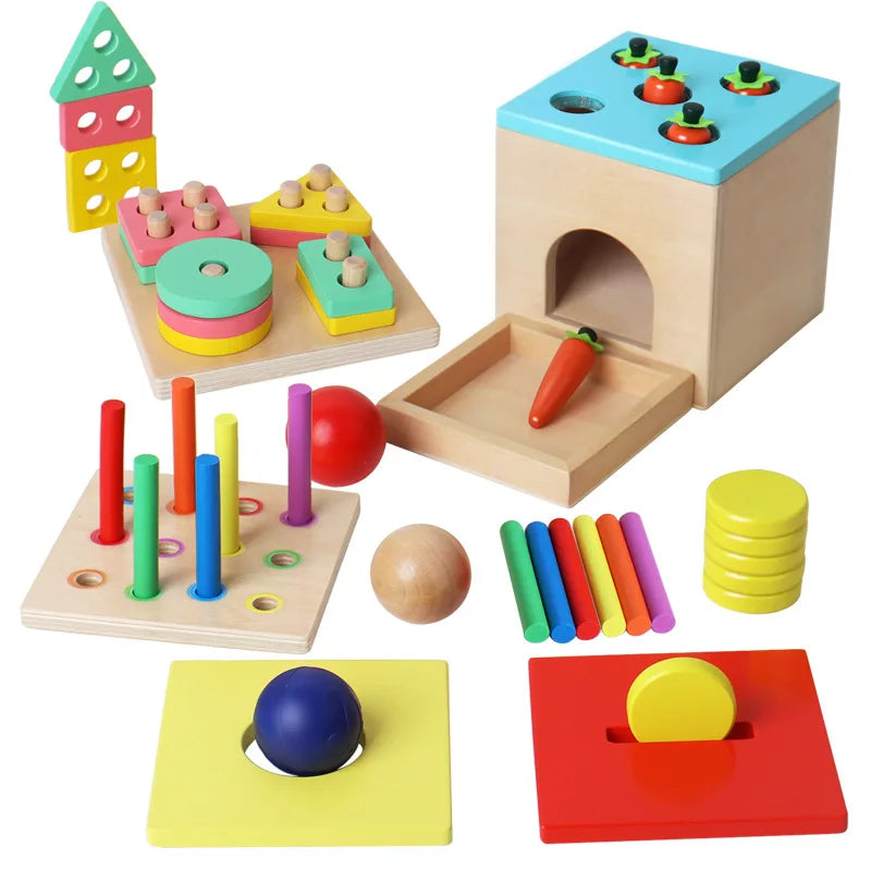 Montessori Wooden Shape Matching Toys - Image 8
