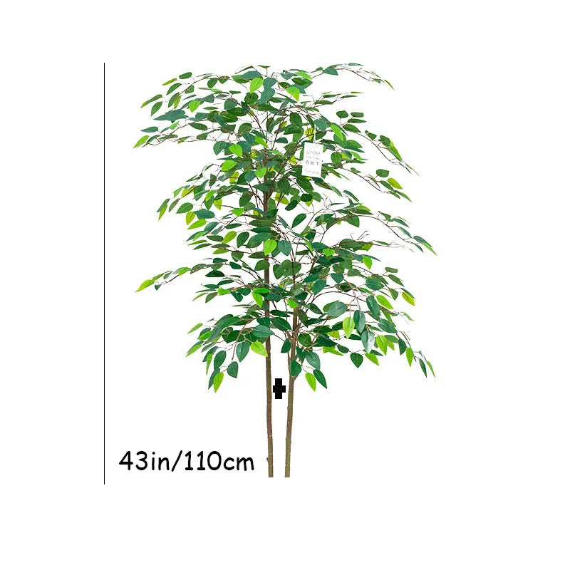 70in Artificial Ficus Tree – Large Tropical Real-Touch Banyan Plant for Home, Garden & Shop Decor - Image 7