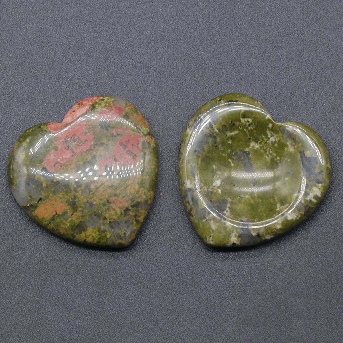 40mm Natural Crystal Heart Worry Stone – Healing Massage Tool & Jewelry Accessory - Image 8