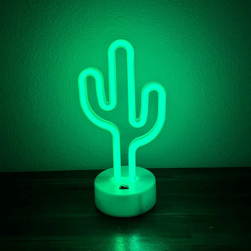 Cute Cactus Neon Sign Light - Image 4
