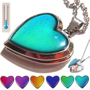 Heart Mood Locket Necklace