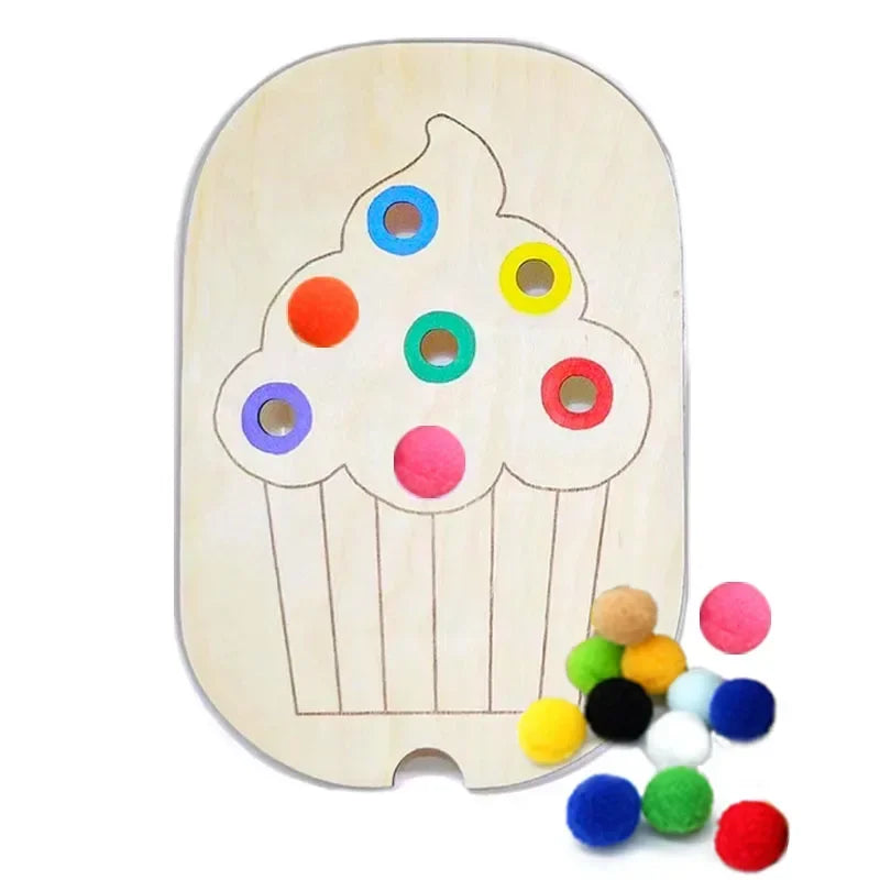 Children's Sensory Tray Table - Color Hairball Game - Image 13