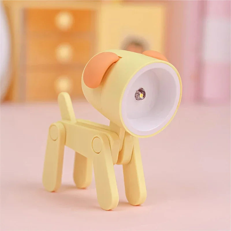 Mini LED Night Light – Foldable Dog & Deer Desk Lamp for Kids' Room & Holiday Decor - Image 8