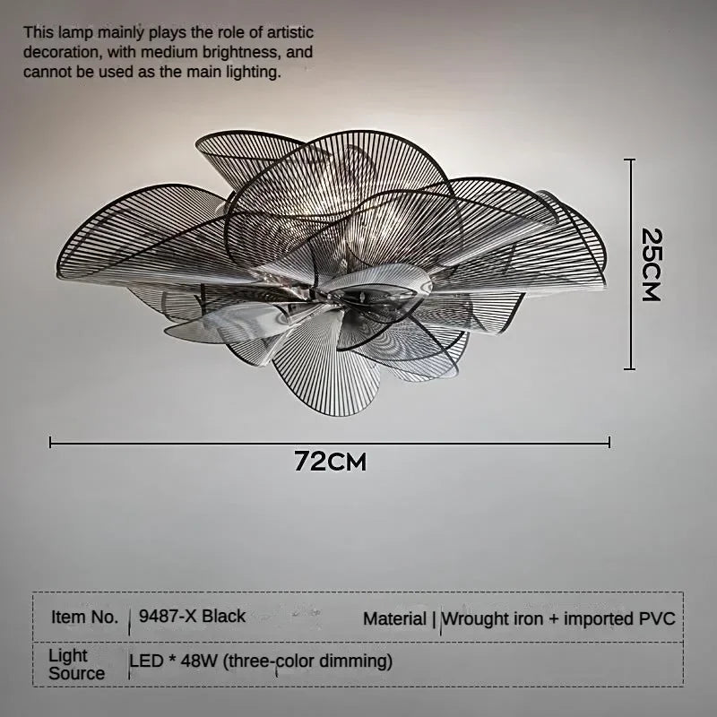 Nordic Classic Ceiling lamps Black/White PVC Modern Designer - Image 9