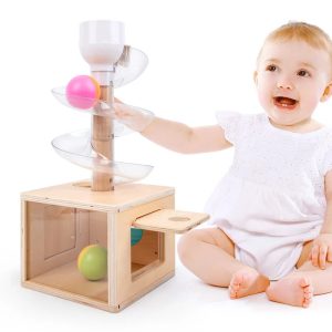 Montessori Wooden Tower Toy Set - Early Education Puzzle