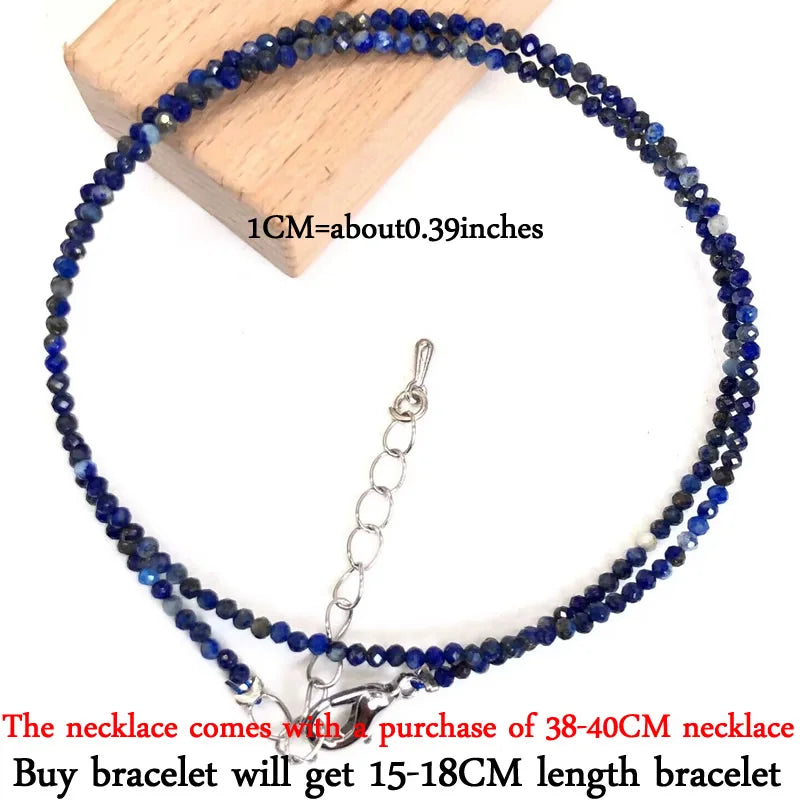 2–3mm Natural Stone Beaded Necklace – Handmade Mini Crystal Healing Jewelry for Women - Image 38