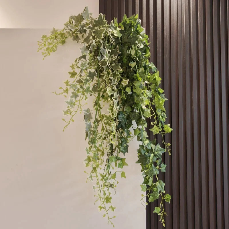 Artificial Hanging Ivy Vine Plants – Large Green Persian Fern Leaf Bundle for Home & Event Decor - Image 4