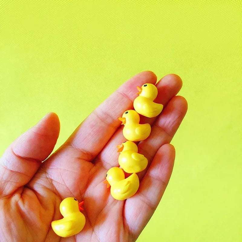 10pcs Mini Colored Duck Figurines – Cute Miniatures for Fairy Gardens, Terrariums, Bonsai & DIY Dollhouse Crafts - Image 9