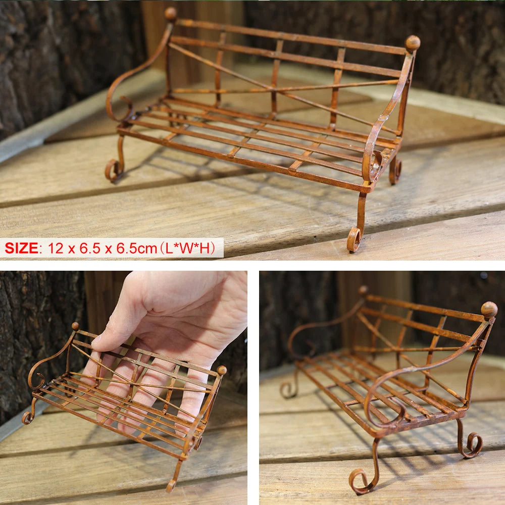 Miniature Windmill Metal Decoration for Fairy Gardens - Image 44