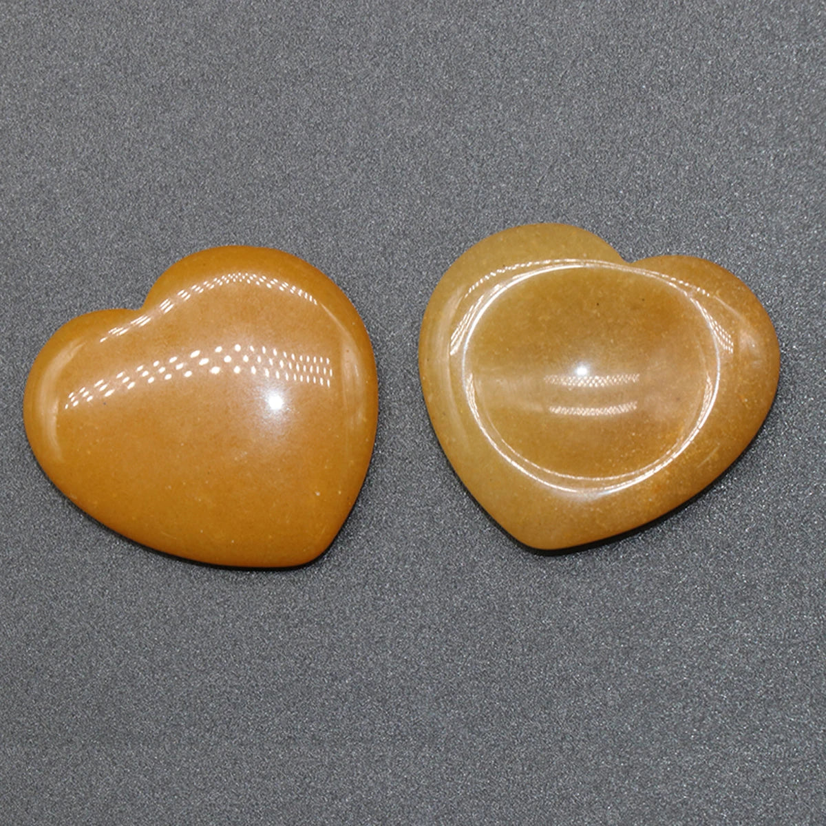 40mm Natural Crystal Heart Worry Stone – Healing Massage Tool & Jewelry Accessory - Image 9