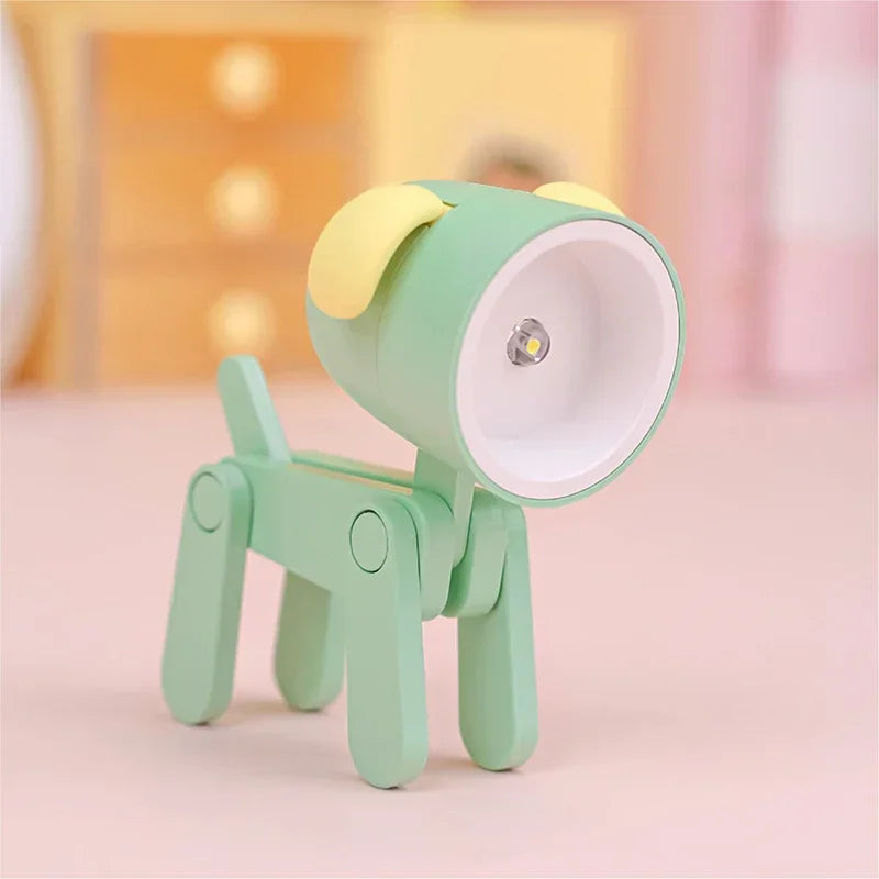 Mini LED Night Light – Foldable Dog & Deer Desk Lamp for Kids' Room & Holiday Decor - Image 12