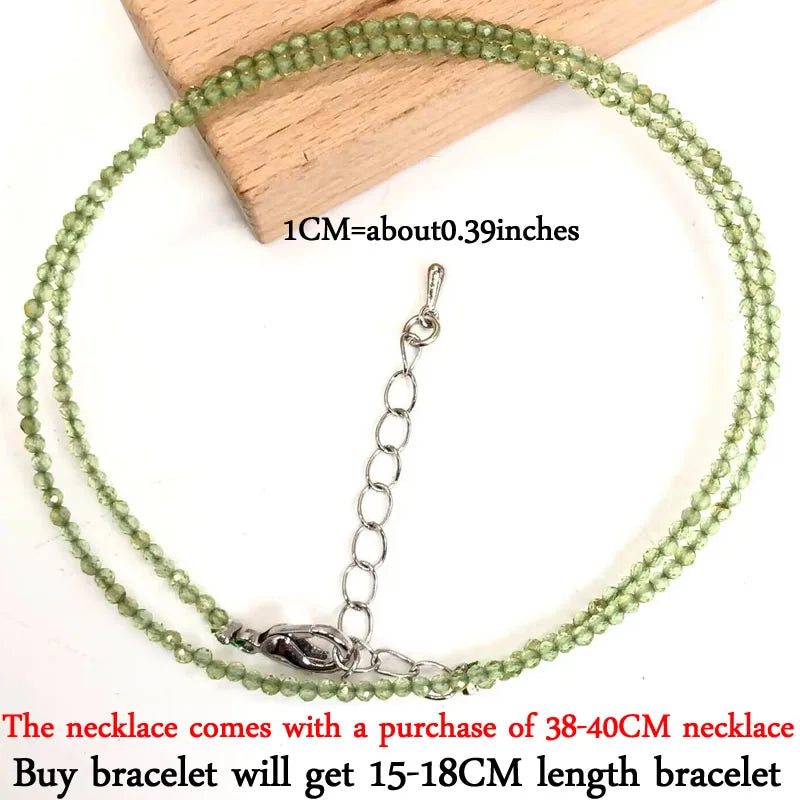 2–3mm Natural Stone Beaded Necklace – Handmade Mini Crystal Healing Jewelry for Women - Image 23