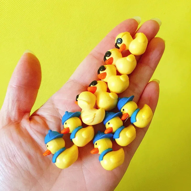10pcs Mini Colored Duck Figurines – Cute Miniatures for Fairy Gardens, Terrariums, Bonsai & DIY Dollhouse Crafts - Image 12