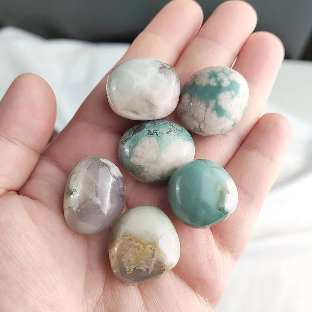 Natural Tumbled Crystal Cube Stones – Polished Quartz, Amethyst & Gemstones for DIY, Healing & Decor - Image 36